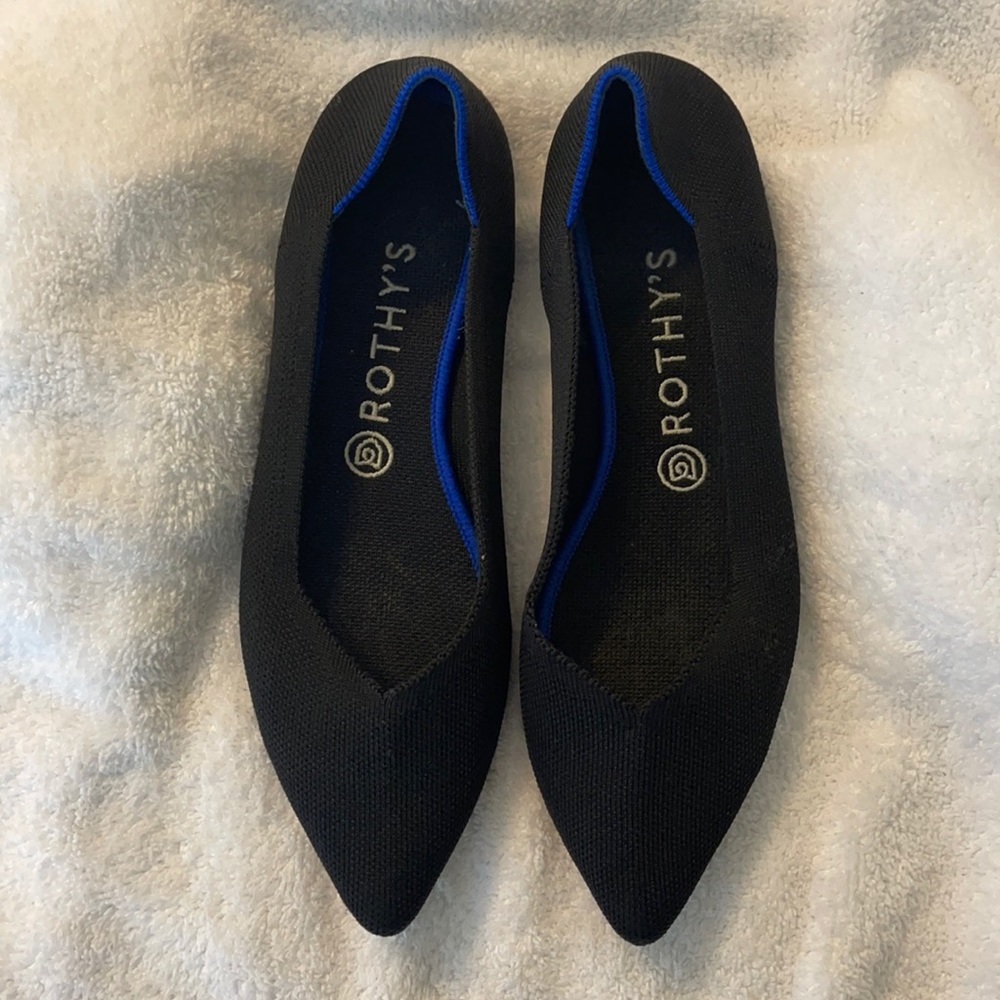 Black Rothy’s Points - size 9.5 - Good condition